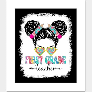 Hello 1st Grade Back To School First Day Posters and Art